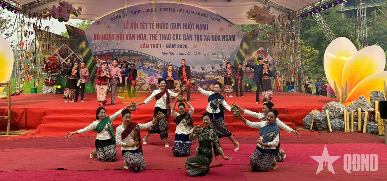 Điện Biên: Khai mạc Lễ hội Tết té nước và Ngày hội Văn hóa, thể thao các dân tộc lần thứ I tại xã Núa Ngam

